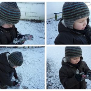 Bonnet Bébé Péruvien au Tricot 