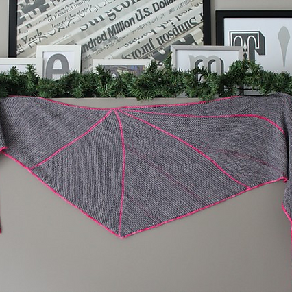 Shawl knitting pattern - AKINOS by lilofil