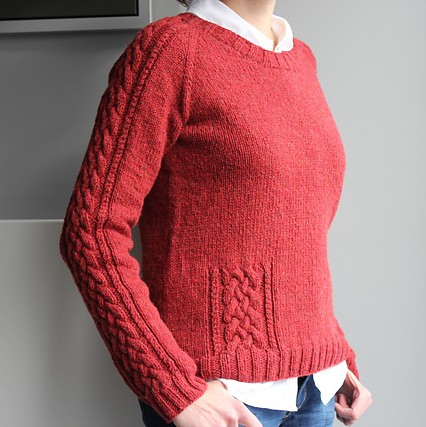 sweater knitting pattern - ASKIA by Lilofil