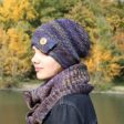 Hat and cowl knitting pattern - OLMO by Lilofil