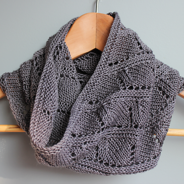 Modele de tricot de col gris de lin de lilofil