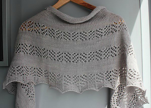 Modele de tricot de chale kiekko de lilofil