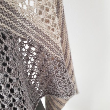 Modele de tricot de chale Modele de tricot de chale Spring's Kelias de Lilofil