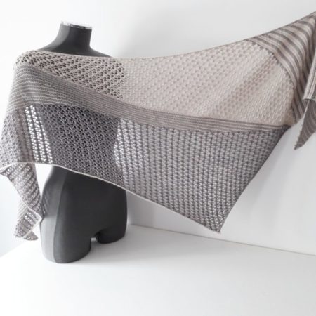 Modele de tricot de chale Modele de tricot de chale Spring's Kelias de Lilofil