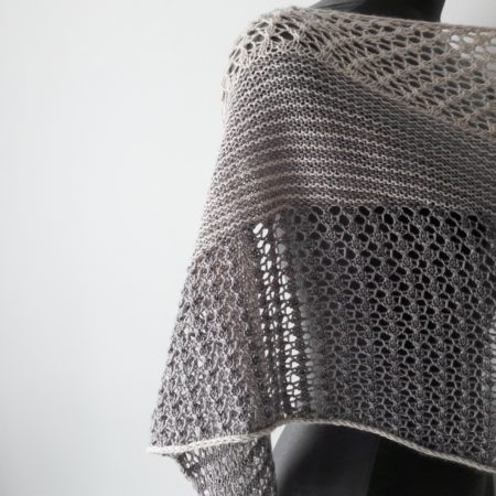 Modele de tricot de chale Modele de tricot de chale Spring's Kelias de Lilofil