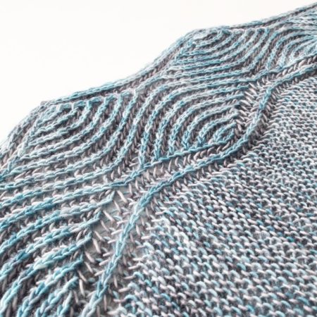 Modele de tricot de chale modele tricot de chale Lil Brioche de Lilofil