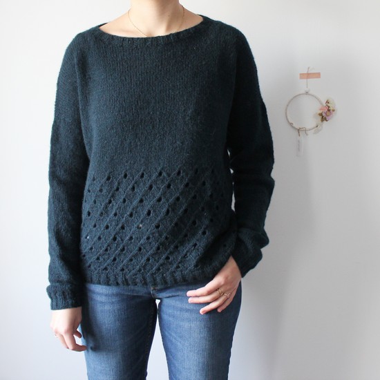 Sweater knitting pattern Huiten