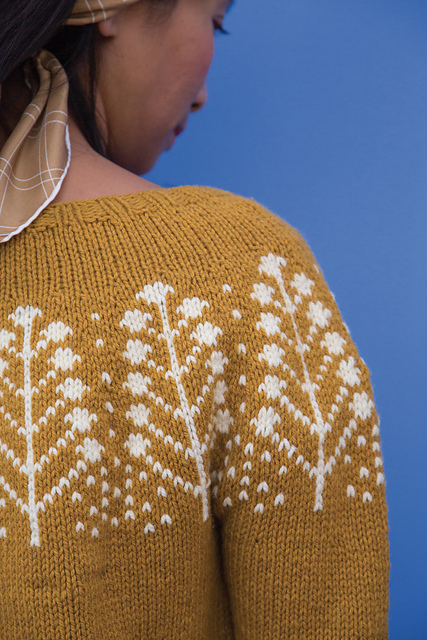 Nouveau modèle de tricot de pull PINS pour le festival Knit Eat