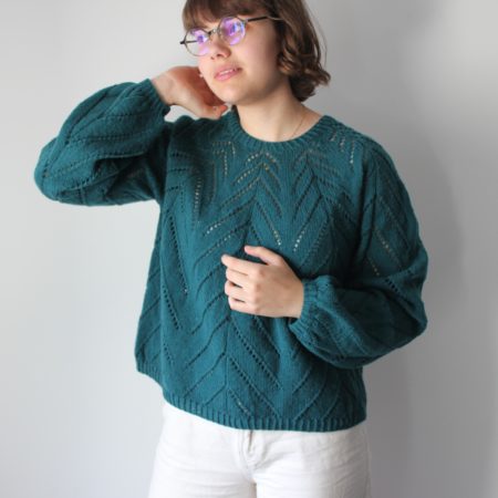 Modele tricot pull Louize