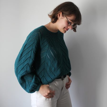 Modele tricot pull Louize 6 Modele tricot pull Louize