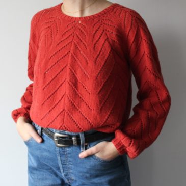 Modele tricot pull Louize