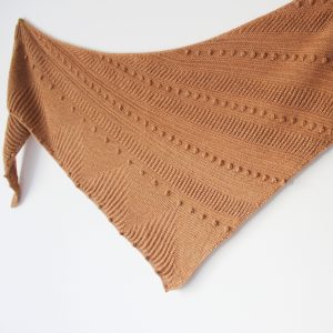 Modèle de tricot châle Tibesti