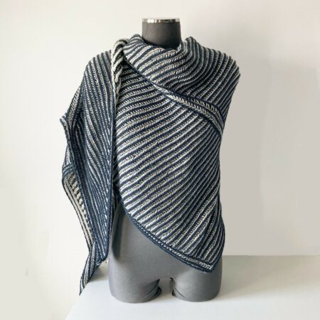 salouen 2 ok Modèle de tricot-châle Salouen