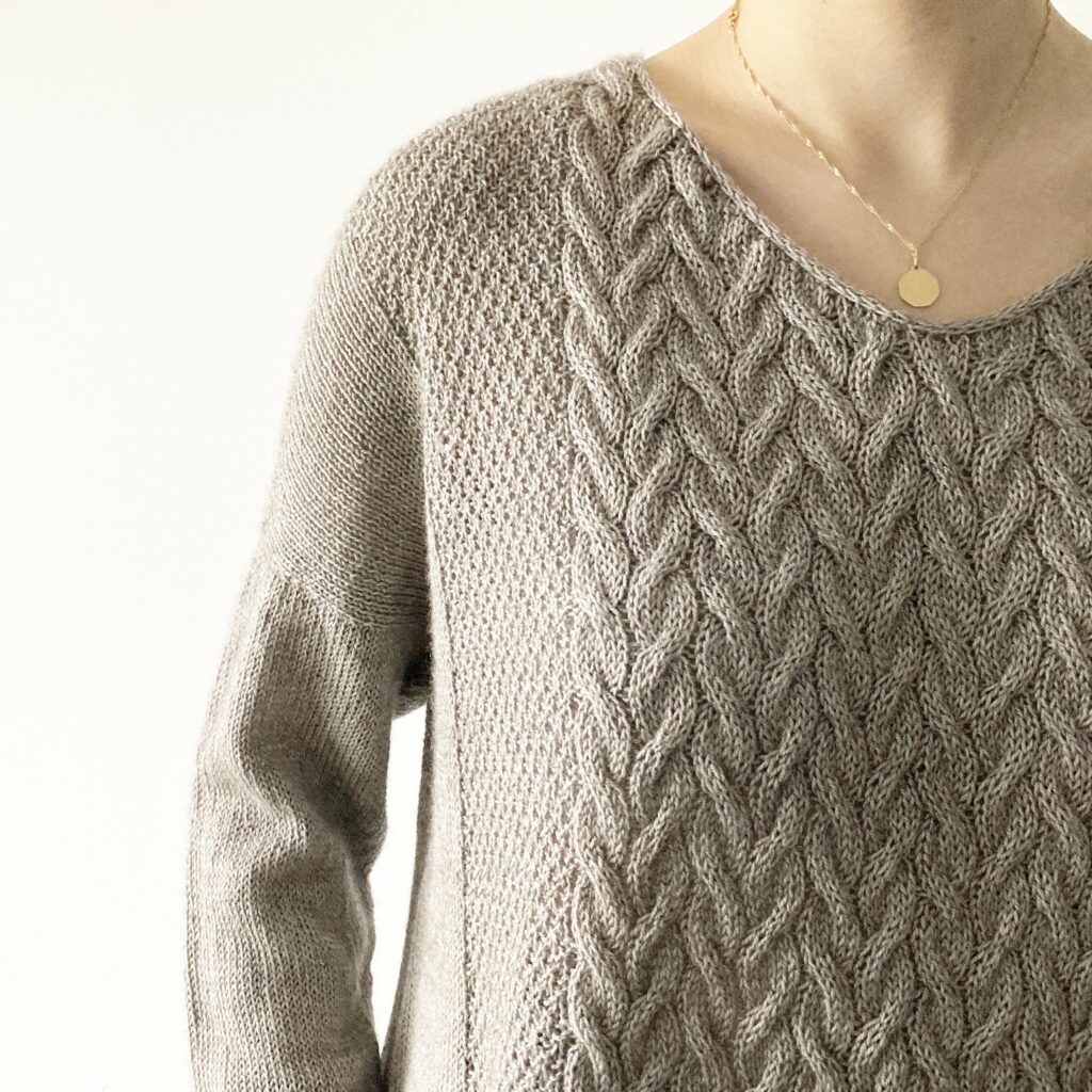 Modèle tricot pull Rilaé