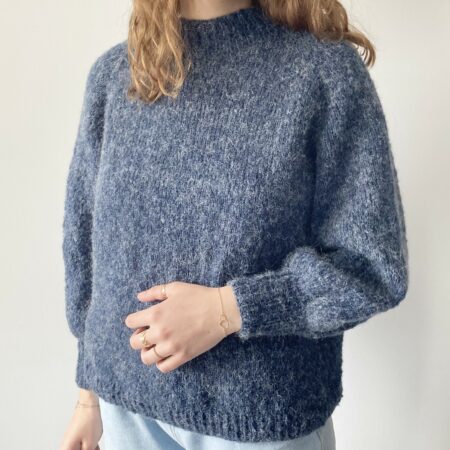 Modèle de tricot-pull Cérulé