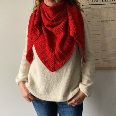 Corokia 2 Modèle de tricot-châle Corokia