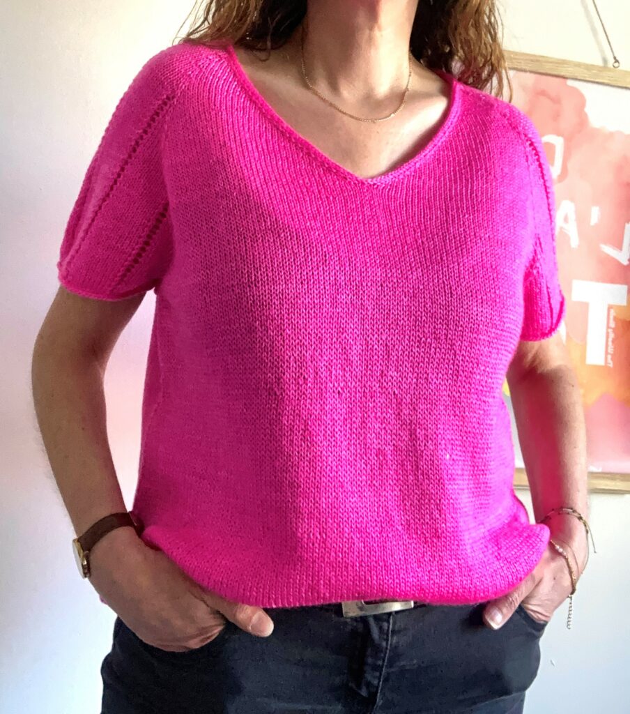 Modèle de tricot- t-shirt Niaga