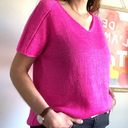 Modèle de tricot- t-shirt Niaga
